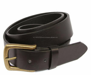 Classic Formal Genuine <b>Leather</b> <b>Men's</b> <b>Belt</b> High Quality Zinc Alloy Pin Buckle Custom Designer Full Grain Vintage Genuine <b>Leather</b> - Product Image 1