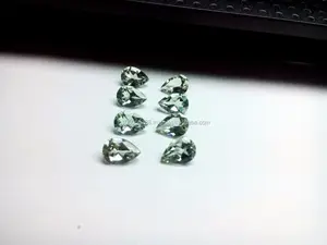 Pierre d'améthyste verte hydrothermale créée en laboratoire, pierre précieuse en vrac - Product Image 1