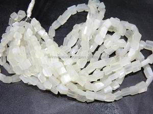 100% piedra preciosa de ojo de tigre Natural facetada pepitas de piedra lunar blanca DIY fabricación de joyas cuentas sueltas 10-17mm Alifinternational - Product Image 4