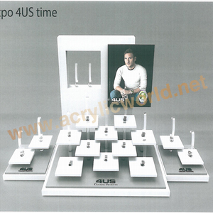 Pantalla de reloj acrílico transparente, con soporte de pantalla LCD - Product Image 2