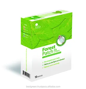 Detox Voet Patch: Bos, Bamboe, warm Detox Voet Pad Met Eco Vriendelijke Grondstof Gemaakt In Korea Hoge Kwaliteit Producten