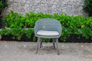 Juego de comedor de café para todo tipo de clima, muebles de mimbre de PE para exteriores - Product Image 4