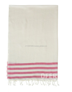 Bondi Peshtemal Turkish Beach <b>Towels</b>, Fuotas, Hammam Pestemal, <b>Hamam</b> <b>Towels</b> Wholesale Bamboo Cotton Blanket - Pink Rainbow - Product Image 1