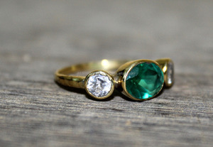 Wholesale Latest Trendy Solid 925 Sterling <b>Silver</b> Fine Halo Jewelry Colombian <b>Emerald</b> Gemstone Manufacture <b>Ring</b> for Women - Product Image 3