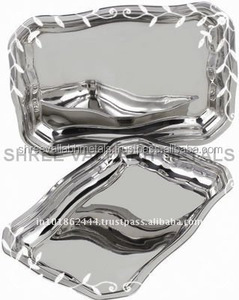 Bandejas de servicio rectangulares de acero inoxidable ecológicas para cocina con cuatro capas 50x40x30cm para almacenamiento de alimentos - Product Image 4