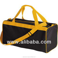 Sac de sport et de voyage week-end avec compartiment à chaussures, doubles bretelles, poche humide, en polyester, sacs de qualité supérieure, couleur personnalisable