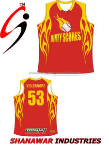 Nouveau design de maillot de basket-ball réversible en polyester, maillot d'entraînement respirant pour les joueurs de basket-ball - Product Image 5