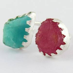 เยี่ยมอัญมณีหยาบพลอยทับทิม925แหวนเงินสเตอร์ลิงชุบทองลดราคาเงิน925 - Product Image 3