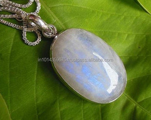 Rainbow Moonstone Connecteurs de pierres précieuses en argent sterling 925 Plaqué or Pendentif Charms pour les occasions de fête - Product Image 5