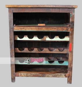 Indien en bois récupéré meubles de bar - Product Image 3