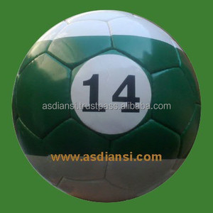 Balones de entrenamiento de piscina de fútbol y fútbol de 32 Paneles Rojos hechos a mano personalizados con logotipo personalizado para juegos y entrenamiento de billar - Product Image 6