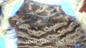 Cabello Natural remy virgen rizado, tejido de la india Extensión de cabello natural remy, precio de descuento - Product Image 3