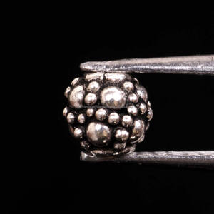 Designer Round Shape Loose Beads Pure 925 Sterling <b>Silver</b> <b>Top</b> Quality Decorative Beads For Jewelry Making 925 <b>Silver</b> Loose Beads - Product Image 1