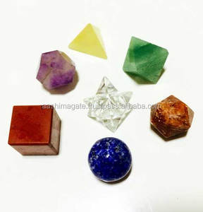 7 Chakra ensemble de géométrie, vente en gros, pierres précieuses, ensemble de géométrie, cristaux de guérison, pierres porte-bonheur, Reiki, minéraux, méditation, ensemble spirituel - Product Image 1