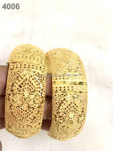 <b>Gold</b> Plated <b>Bangles</b> Bracelet for Gifts Parties Weddings - Product Image 1
