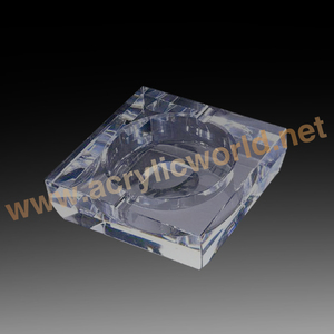 Cenicero de cristal personalizado dibujo a mano profesional - Product Image 2