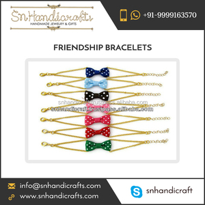 The Art of Handmade Bow Tie <b>Bracelet</b> Woven Fabric <b>Bracelets</b> - Product Image 1