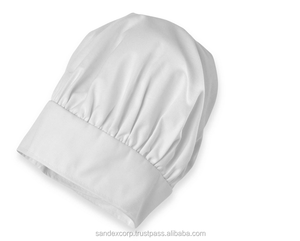 Sombreros de chef personalizados Sombrero de chef de color blanco de buena calidad para chefs y cocineros Proveedor en India - Product Image 2