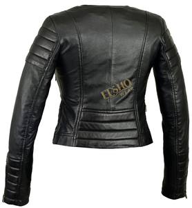 Vente chaude veste en cuir pour femmes noires vêtements d'extérieur élégants de haute couture manteau de Style de rue d'approvisionnement du fabricant respirant - Product Image 2