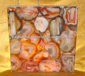 Backlit Agate Stone Coffee Table Top , Agate Table Top - Product Image 2