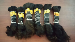 Cheveux indiens naturels vierges, sans acide, haute qualité, 100% non traités, couleur naturelle, bonne texture - Product Image 3