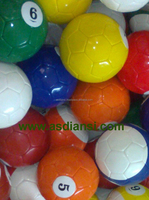 Snookballs et ballons de piscine bleus cousus à la main à 32 panneaux pour l'entraînement sportif de Snook et de piscine