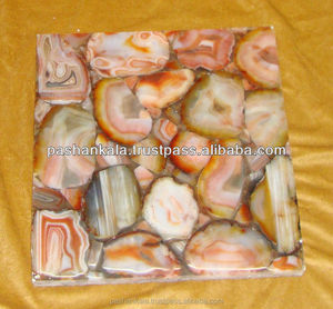 Backlit Agate Stone Coffee Table Top , Agate Table Top - Product Image 3