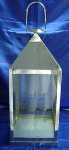 SQUARE STEEL LANTERN - Product Image 2