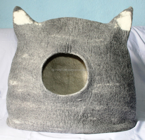 High Quality Large Cat Pet Cave Bed Solid <b>Wool</b> Eco-Friendly Cat House Durable Felt Made Premium Pet Beds - Product Image 3