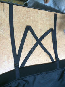 แจ็คเก็ตบอมเบอร์สีดำแบบมีสายรัดสำหรับผู้ชาย ผลิตตามสั่ง (OEM) - Product Image 3