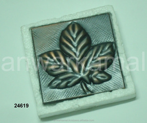 Azulejos de diseño plateado de hoja de cobre antiguo para pared de cocina - Product Image 4