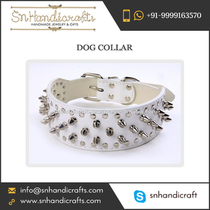 Thin Leather Spiked Dog Collar for Mass Purchase at Unbelievable Price - Product Image 1