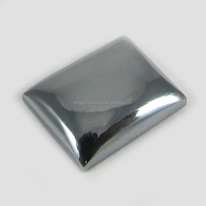 Gms-gemas de silicona Natural para joyería, cabujones rectangulares de la mejor calidad, 1,80 gms, 13x17mm - Product Image 1