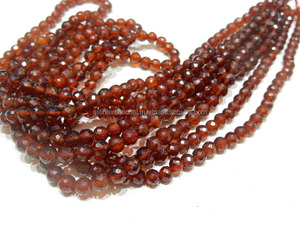 Mozambique grenat perles rondes à facettes en vrac rouge 5MM Alifinternational pour la fabrication de bijoux prix de gros pas cher - Product Image 4