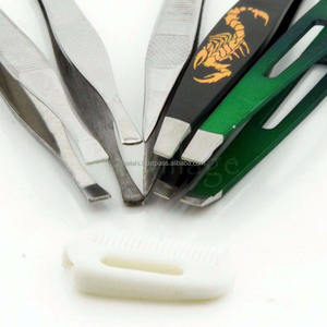 Juego de Pinzas para Cejas L.A. ELAHI CO Professional 2026, 5 Piezas, Acero Inoxidable de Lujo, Excelente Calidad, Puntas Inclinadas para Depilación - Product Image 4