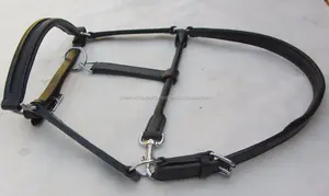 Col licou de cheval en cuir, bricolage, chaîne vide vide, doux et rembourré - Product Image 5