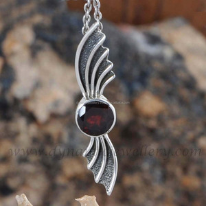 925 Sterling <b>Silver</b> Elegant Designer Cut Solid Garnet Gemstone <b>Bracelet</b> with Bezel Setting <b>for</b> Christian Gift - Product Image 1