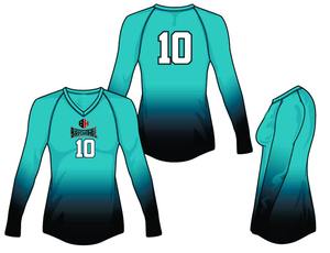 custom designs women volleyball uniform jerseys - Product Image 6