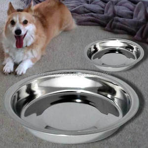 Tigela de aço inoxidável para pets, tigela de aço para cães de estimação, potes para alimentação de animais de estimação, tigelas para cão