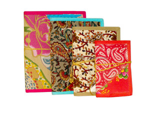 Mini cuaderno A5 tradicional hecho a mano con tapa dura, 40 hojas de páginas interiores - Product Image 1