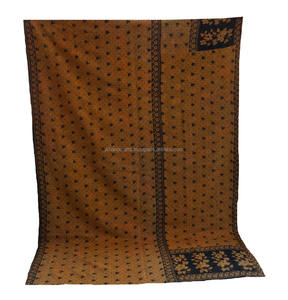 Twin Size Handmade Blanket Kantha Throw <b>Vintage</b> Reversible Cotton Kantha <b>Quilt</b> - Product Image 3