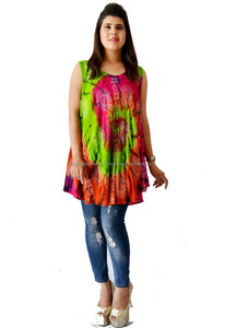 Mix Color Eco-Friendly Woven 100% Cotton <b>Short</b> Beachwear <b>Kaftan</b> Set for Women - Product Image 4