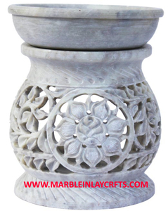 Quemador de Aceite Aromático de Piedra de Jabón con Fragancia Natural Ligera y Hermosa, Diseño de Tallado a Mano, Artículo de Decoración para el Hogar - Product Image 2