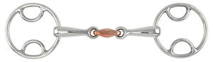 Shemax Horse <b>Equestrian</b> Wholesale All Color Available High Quality Bevel / Wilkie Horse Bit With Copper Lozenge 4.5" 6" - Product Image 2