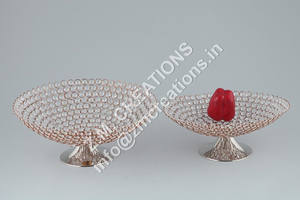 Bol à fruits décoratif en aluminium écologique pour la décoration de mariage, vente chaude, tendance du moment - Product Image 2