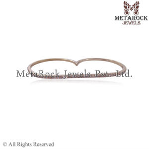 14K ทองปูเพชรออกแบบแหวนคอลเลกชัน - Product Image 4