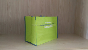 PP Woven Reusable Shopping Tote <b>Bag</b> with Customized Size 100-160gsm Thick Glossy/Matt Lamination Made in Vietnam - Product Image 2