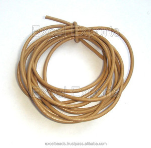 Wholesale <b>Lead</b>-Free & Azo-Free Leather Cords in Various Sizes 1mm 2mm 3mm 4mm 5mm Jewelry Findings & Components - Product Image 5