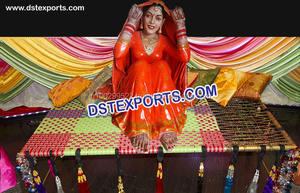 Punjabi-estatua de fibra tradicional de la aldea, suministros de decoración con temática de pueblo, Punjabi, cultura india - Product Image 5