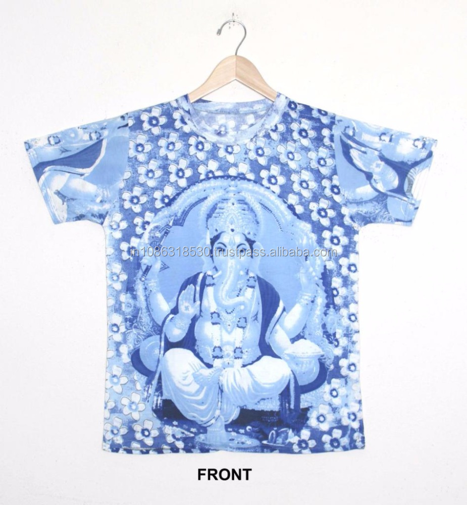 Ganesha божественный индуистский лорд божество футболка психоделический лорд ганешджи одежда хиппи индийские индуистские боги и диджей арт футболка Индия